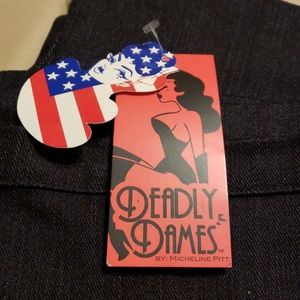 Deadly Dames by Micheline Pitt pants